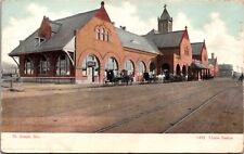 Postcard Union Railroad Station in St. Joseph, Missouri picture