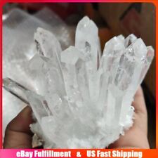 150g Large Natural Clear Quartz Druzy Geode Healing Crystal Cluster Specimens US picture