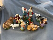 Fontanini Vintage Nativity Figurines Italy 1960-70 Set of 12 Mostly Italy picture