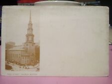 Park Street Church boston massachusetts PMC private mailing card c.1900 picture