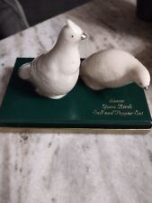 LENOX GAME BIRDS SALT AND PEPPER SET ORIGINAL FITTED BOX picture