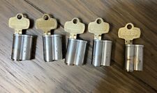 (5) Best “A” Key Way SFIC Cores 7-Pin, Satin Chrome 626 . 5 Key Blanks Included picture