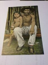 Panama Chame - Father and Daughter old I. L. Maduro published postcard picture