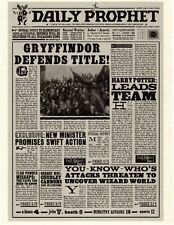 Daily Prophet Harry Potter Gryffindor Defends Title Flyer Prop/Replica picture
