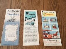 Disneyland 1955 Welcome , Information and Guide Set  picture