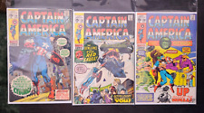 Lot Of 3 Captain America #124 #129 & #130 Silver/Bronze Marvel Comic Books 1970 picture