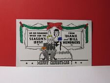 Christmas Card Postcard Burbank CA Toys Tots Warner Bros Looney Tunes Producer picture