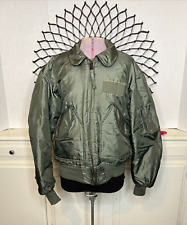 Vintage US CWU-45P COLD WEATHER MILITARY Flight/Flyer Bomber Jacket Mens m/38-40 picture