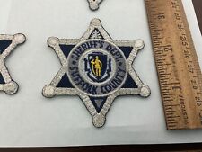 Sheriff’s Dept. Suffolk County Massachusetts collectable patch set new 2 pieces picture