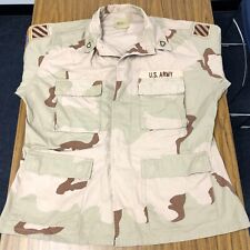 US Army DCU Desert Camo Blouse Patched 3ID Medium Short OIF OEF picture