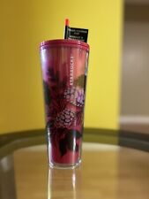 Starbucks 2021 Holiday Color Change Cold Cup Tumbler Venti Pink Pinecone picture
