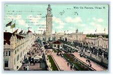 1909 White City Panorama, Chicago Illinois IL Posted Antique Postcard picture