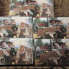 6 BOX LOT + 36 packs 1994 Maverick Movie Trading Card Box Cards- Mel Gibson picture