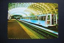 Railfans2 468) Washington DC, The Metro Rapid Transit System Station And Train picture