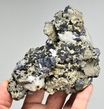 Calcite with Galena and Sphalerite - Buick Mine, Iron Co., Missouri picture