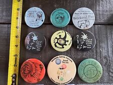 Vintage Button/Pin Lot NATIVE AMERICAN POWWOW SAULT TRIBE SAUGEEN NATIVE 90s-00 picture
