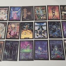 1991 Brockum Rock Cards Art Stickers, 18 Card Set, Complete,  Trading Cards picture