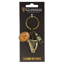 Guinness key ring, Guinness bottle, Label and Harp picture