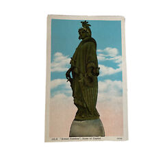 Washington DC Armed Freedom Statue Dome Of US Capitol Vintage Postcard picture