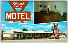 c1960s Lakewood Village Lincoln City Oregon Vintage Postcard picture