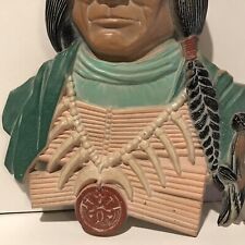 Sexton Native American Indian Cast Iron Wall Hanging Art picture
