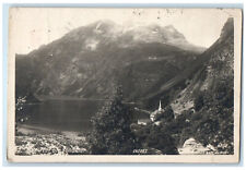 c1920's Mountain View in Sunnmøre Norway Antique RPPC Photo Postcard picture