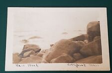 Bass Stand, Cuttyhunk Island Cuttyhunk, Mass. 1915 Postcard 1 Cent Stamp RPPC picture