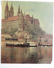 OLD CASTLE AND CATHEDRAL OF MEISSEN PRINT IMAGE SUPPLEMENT GDR REVIEW MAGAZINE  picture