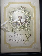 Atq in Remembrance of my Confirmation Book Printed Germany Ribbon Bound Stoll picture