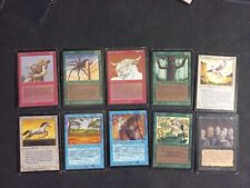 1993 Vintage Old School Magic Lot of 10 PL HP MTG Beta Cards picture