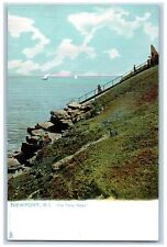 Newport Rhode Island RI Postcard The Forty Steps Rocks And People c1905's Tuck picture