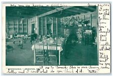 1908 Wyonegonic Cottage Interior Scene Bridgton Maine ME Posted Vintage Postcard picture