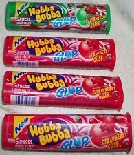 FOUR VINTAGE 2007 HUBBA BUBBA GLOP INTRODUCTION CONTAINERS EMPTY SCARCE SWEET picture