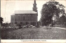 Vintage Postcard Congregational Church Westminster VT Vermont 1915         E-704 picture