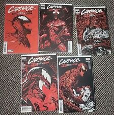 Carnage Black White And Blood #1-4 Complete Series with (two) #1  Variants picture
