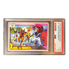 1991 Marvel Universe #125 X-Men vs. Magneto Impel Arch-Enemies PSA 5 picture