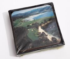 Pebble Beach Golf Links Set of Vintage Drink Coasters NEW SEALED picture