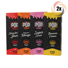 2x Boxes Pop Variety Cones | 400 Cones Each | King Size | Mix & Match Flavors picture