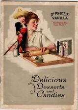 Vintage Dr. Prices Vanilla, Delicious Desserts and Candies Booklet, 1928 picture