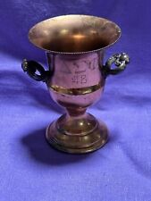 Delta Sigma Phi Vintage Rare Polished Copper Goblet 1948 Shot Glass picture