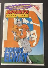 Rare Revolutionary Comics~Sports Superstars~JOHN ELWAY~1992~With Original Cards picture