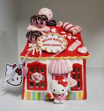 NEW Hello Kitty Blue Sky Sanrio SWEET SHOPPE Ceramic Tea Light Holder House picture