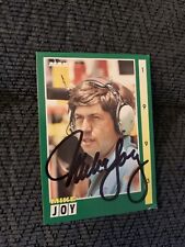 Signed Trading Card Mike Joy Nascar Autographed Announcer picture