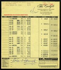 Richard Zanuck d2012 signed autograph The Carlyle Hotel New York Folio Receipt picture