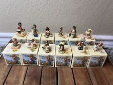 Penni Bears Lot of 12 Miniature Collectible Figures W/Boxes Rest Stop Tally Ho picture