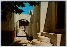 c1960s Naxos Picturesque Street Greece Vintage Postcard Continental picture