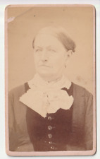 c1870s~Intense Victorian Lady~Newburyport Massachusetts MA~CDV Antique Photo picture