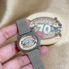 Disney Alba Happy 70th Anniversary Mickey Minnie Mouse Quartz Watch Stainless picture