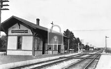 Railroad Train Station Depot La Crosse Indiana IN Reprint Postcard picture