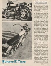 1968 Bultaco El Tigre - 2-page Vintage Motorcycle Article picture